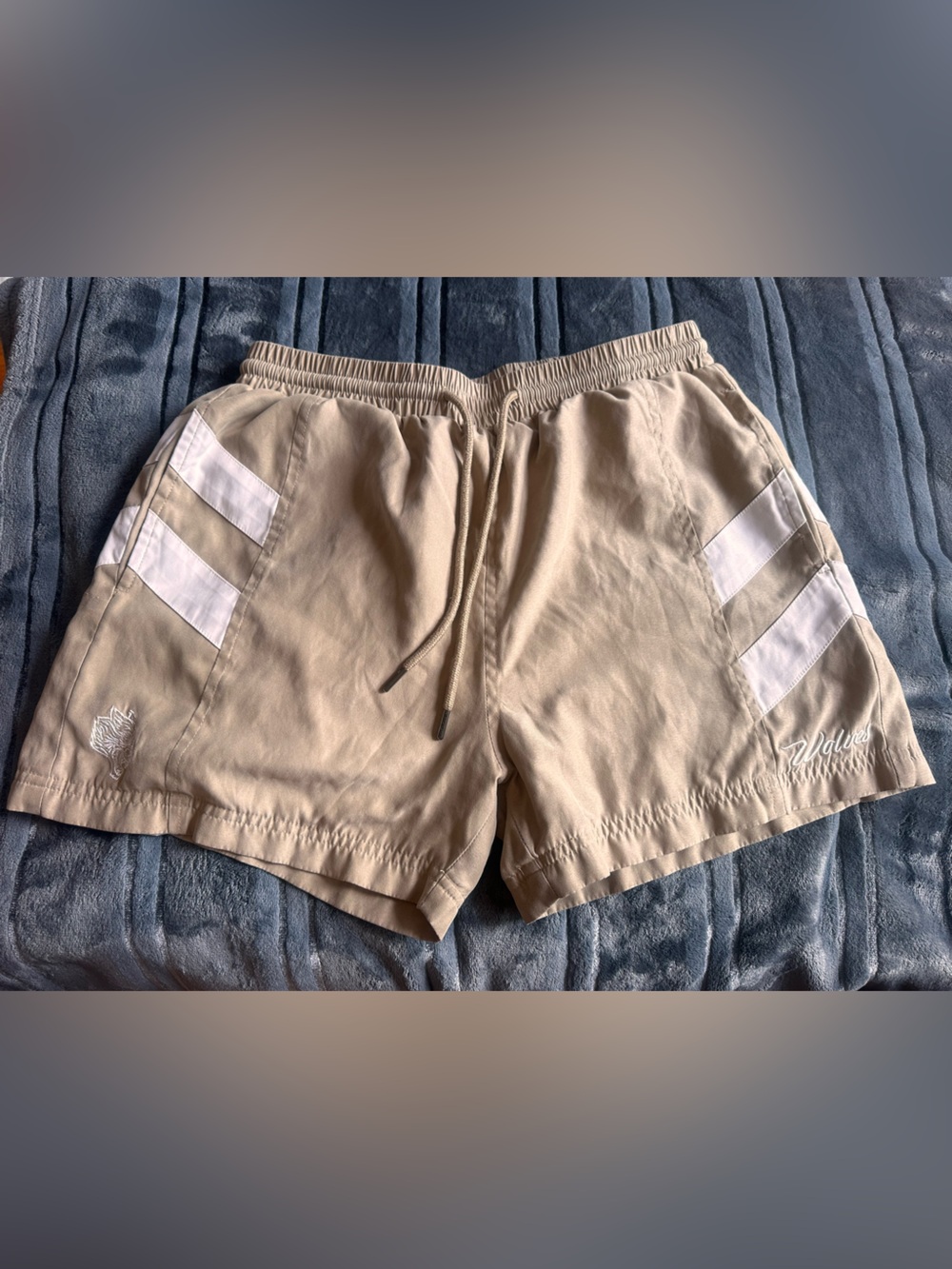 Wolves darc sport shorts with mesh lining size small